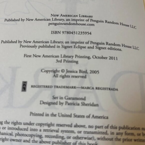 *Signed copy, Lover by J. R. Ward - Black Dagger Brotherhood BDB - Picture 5 of 7